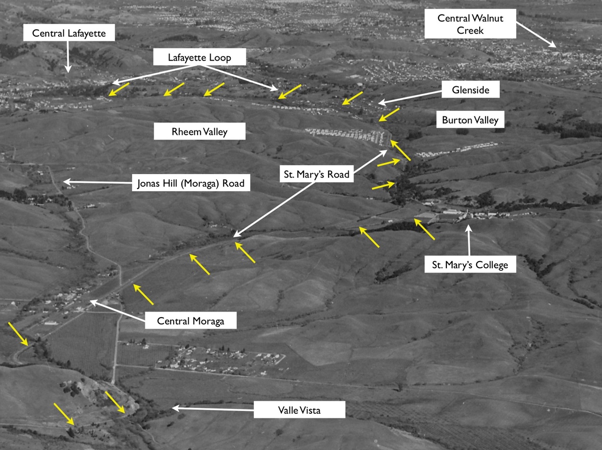 Historical representation of Moraga